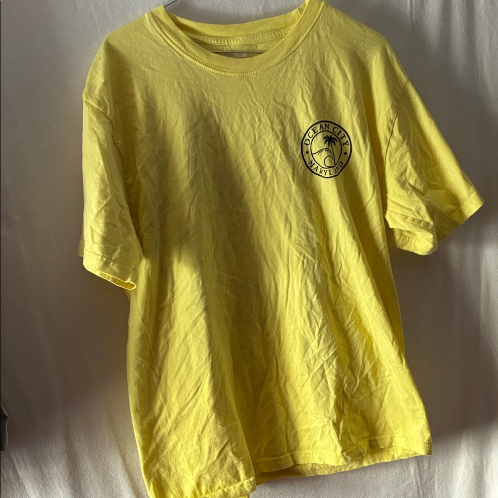 Sunsations Yellow Cotton T-Shirt